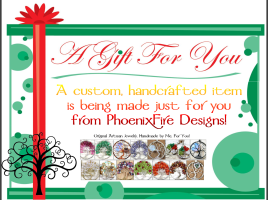PhoenixFire Designs handcrafted jewelry, including wire wrapped pendants, necklaces and our signature tree of life pendants make wonderful holiday and Christmas gifts for her. Quality, beauty and luxury on etsy since 2006.