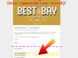 Vote PhoenixFire Designs for Best Handcrafted Jewelry in Creative Loafing's Best of the Bay contest! Support our 100% local, 100% handmade from scratch business right here in Tampa. Celebrating 10 years on etsy!