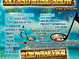 PhoenixFire Designs will be a vendor at the Art and Music Show at Crowbar in Ybor, Saturday June 6, 2016 @ 6pm. With tons of local live musicians and excellent artisan vendors, it's a great night out!