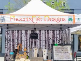 PhoenixFire Designs at Hyde Park Village Market 1st Sunday of each month